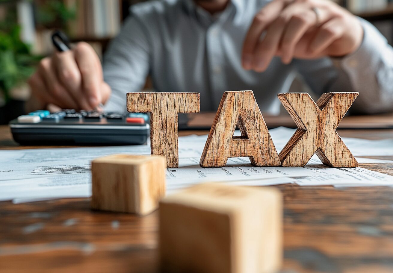 accountant filing a tax return